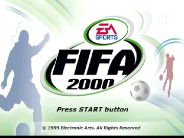 FIFA 2000 - Europe League Soccer (JP) screen shot title